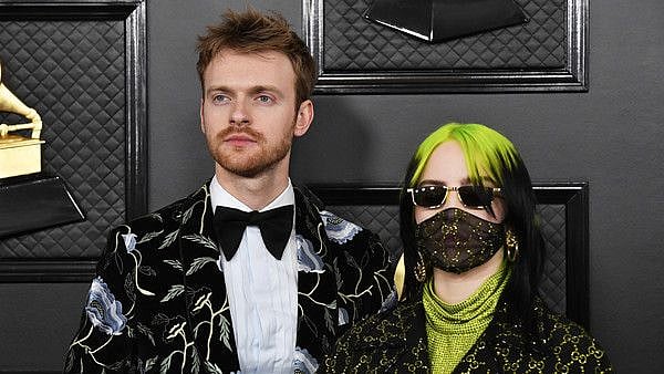 Billie Eilish and Finneas O’Connell at the Grammy Awards