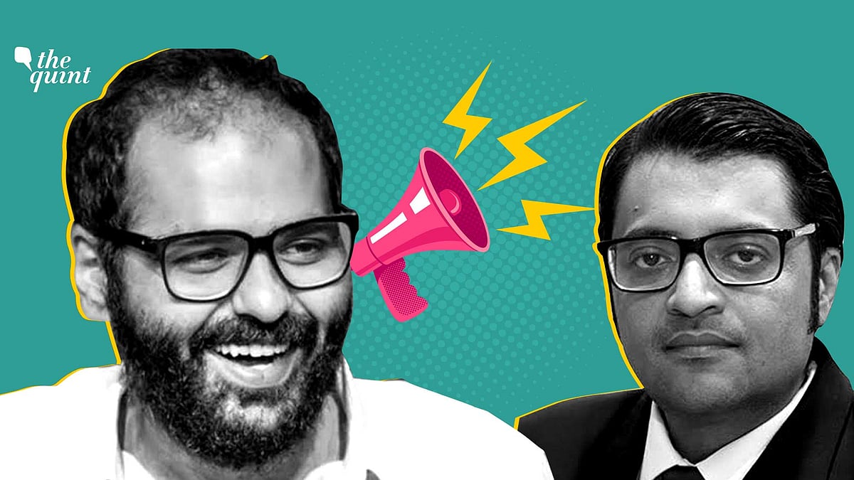 Image of Kunal Kamra (L) and Arnab Goswami (R) used for representational purposes.