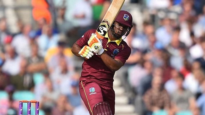 Evin Lewis scored 102 off 97 deliveries for West Indies against Ireland in the third and final ODI on Sunday.