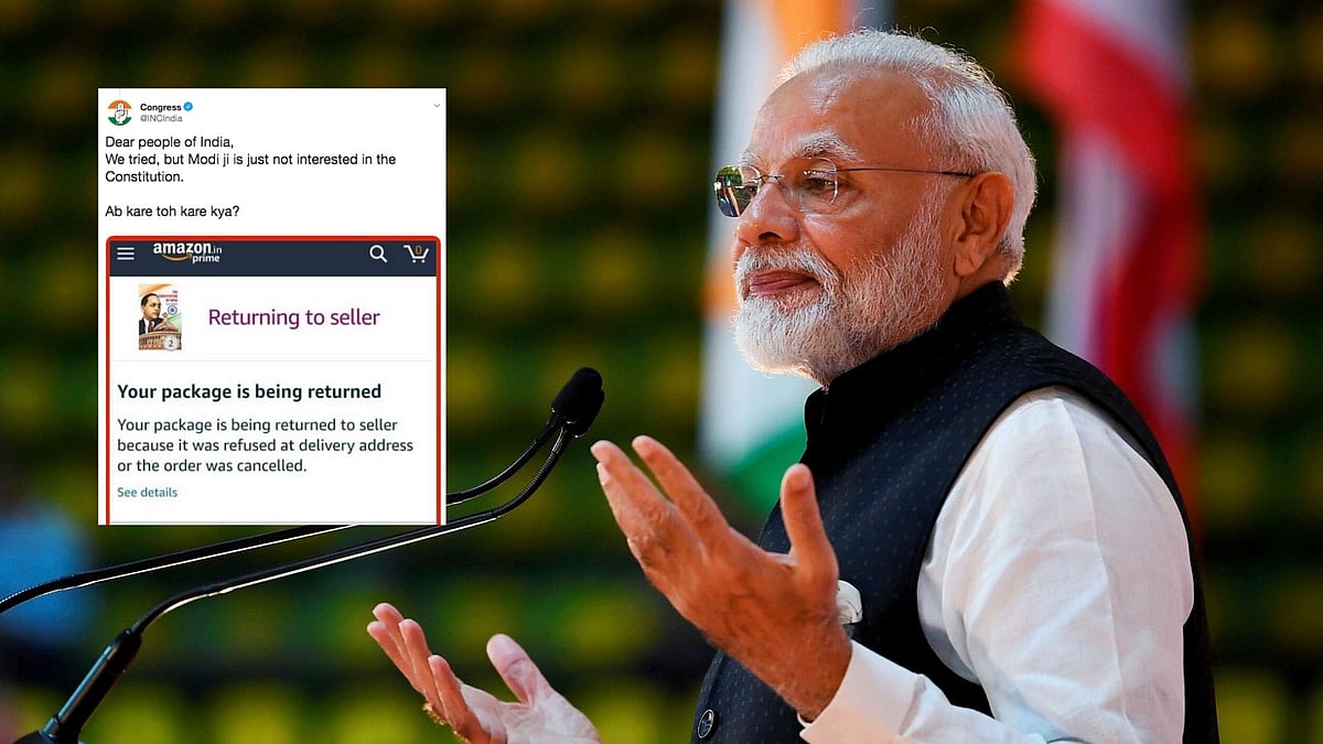 “We tried, but Modi ji is not interested in the Constitution. Ab kare toh kare kya?” the Congress tweeted.