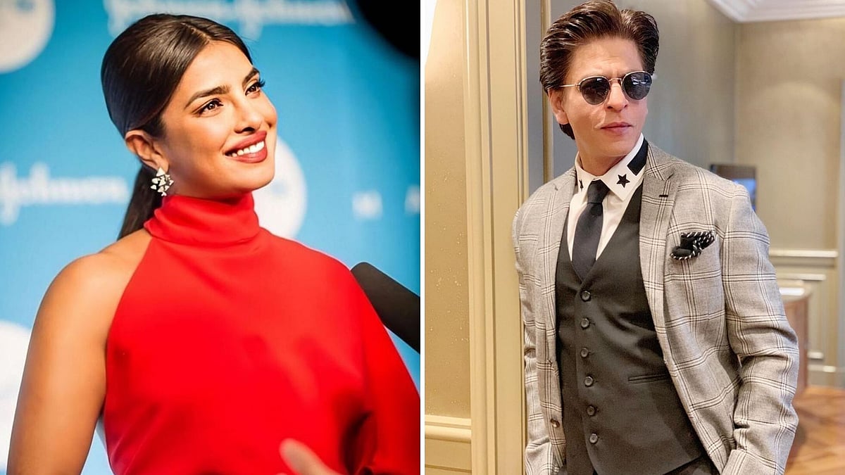 Priyanka Chopra and Shah Rukh Khan