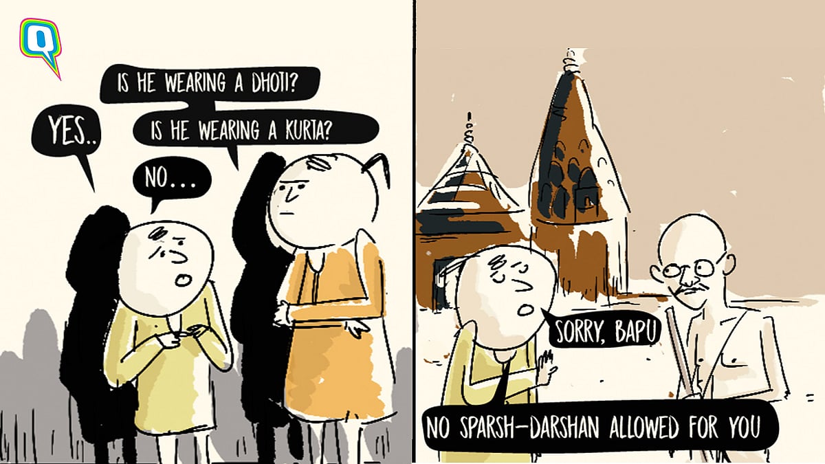 Sorry, Bapu. No <i>sparsh-darshan </i>for you.