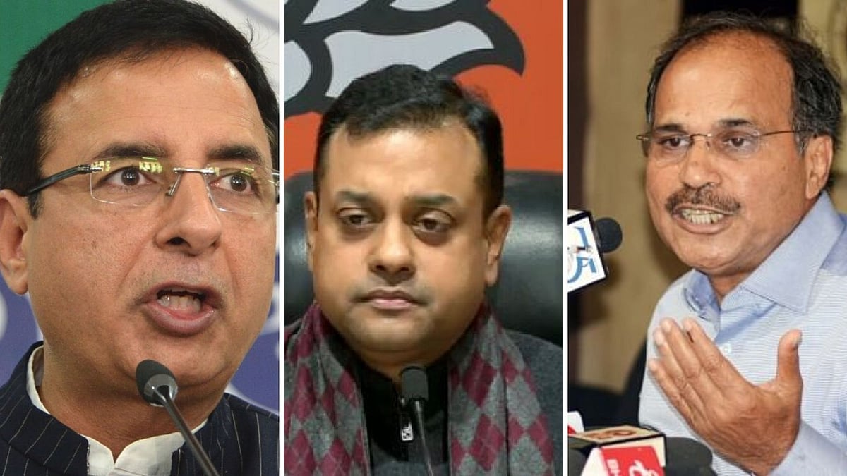 Randeep Singh Surjewala, Sambit Patra, Adhir Ranjan Chowdhury