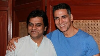 Director Jagan Shakti with Akshay Kumar 