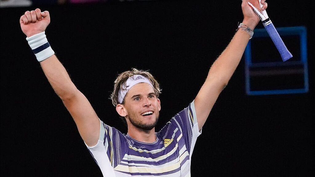 Dominic Thiem beat seventh-ranked Alexander Zverev 3-6, 6-4, 7-6(3), 7-6(4) on Friday to reach the Australian Open final.