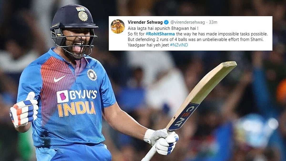 Rohit Sharma was adjudged man-of-the-match for his heroics against New Zealand in the third T20I in Hamilton on Wednesday.