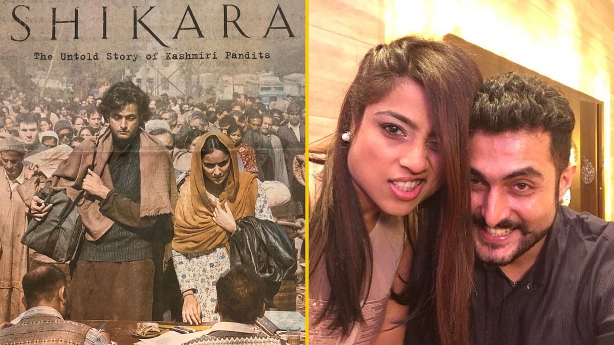 Vidhu Vinod Chopra’s <i>Shikara </i>stars newcomers Adil Khan and Sadia.