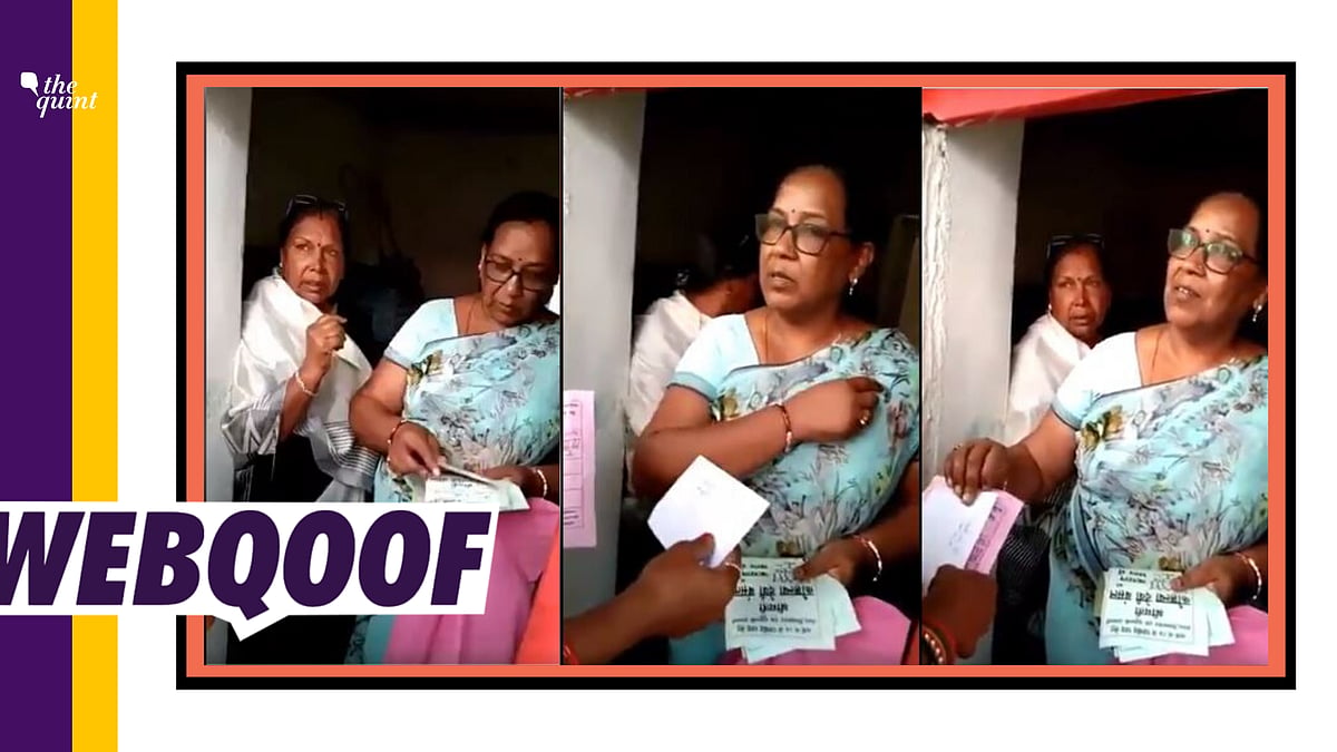 A video is going viral with the claim that it shows  the BJP in Delhi  paying people Rs 700 for each vote ahead of the Delhi Assembly polls.