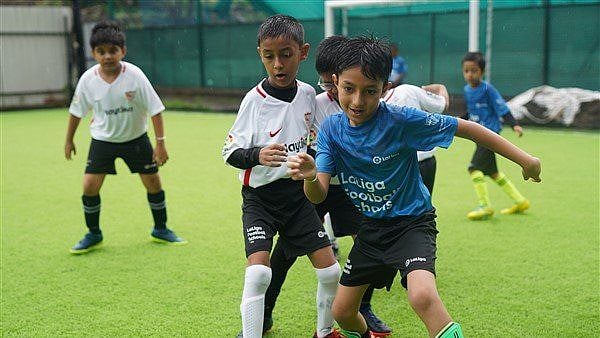 LaLiga Santander Club, Sevilla FC and LaLiga Football Schools recently organised an engagement activity for aspiring footballers in Pune.