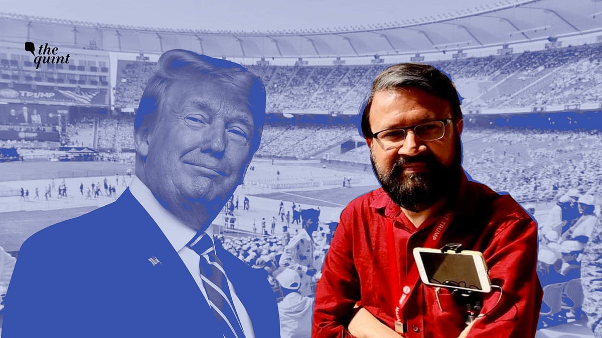 <b>The Quint</b> was at Motera to get a pulse of the people. The lakh-strong crowd waited eagerly for President Trump to address them.