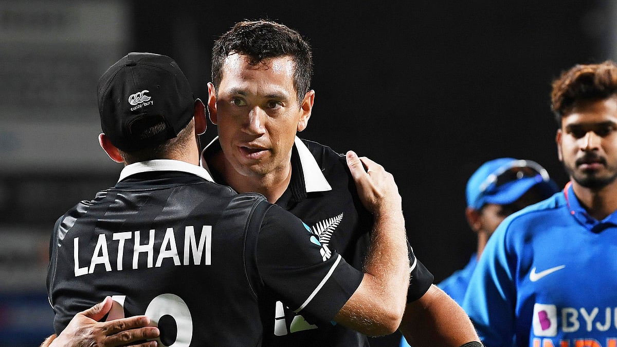 Ross Taylor’s unbeaten century helped New Zealand beat India by 4 wickets in the ODI series-opener.