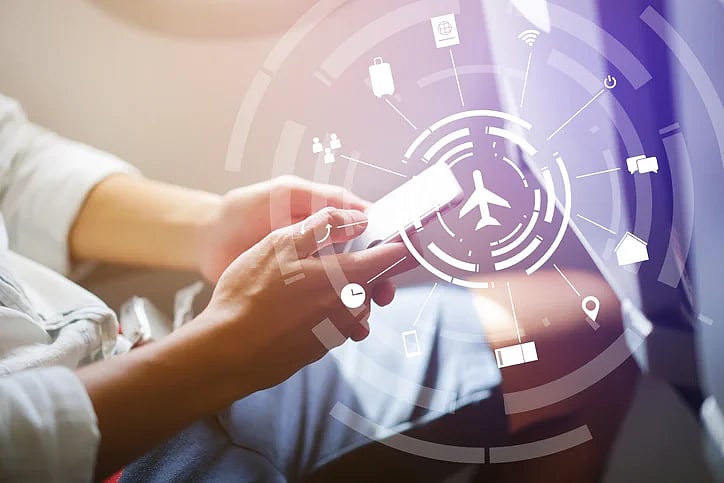 How can you use mobile internet on flight mode?