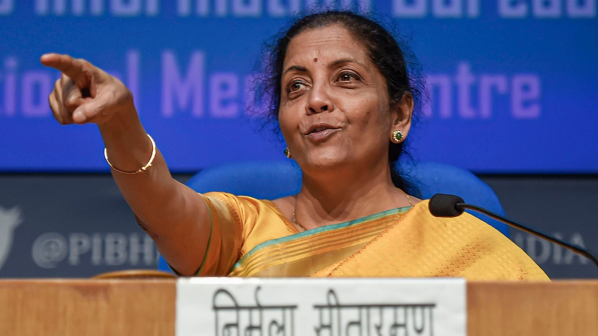 Finance Minister Nirmala Sitharaman.