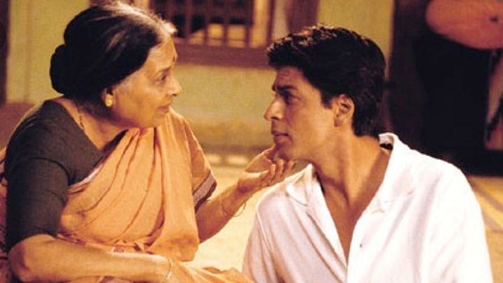 Kishori Ballal and Shah Rukh Khan in <i>Swades</i>