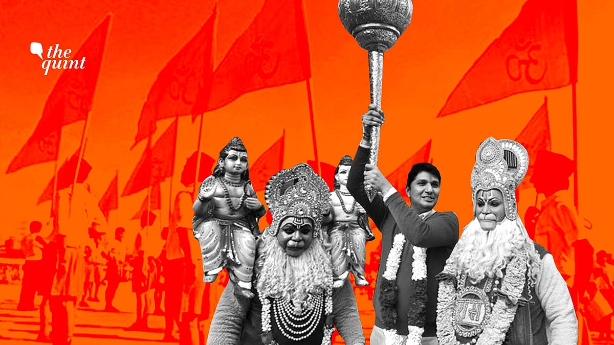 CM Kejriwal thanked Hanuman after AAP’s win and MLA Saurabh Bhardwaj (in the image above) announced recital of Ramayana’s Sunderkand in his constituency.