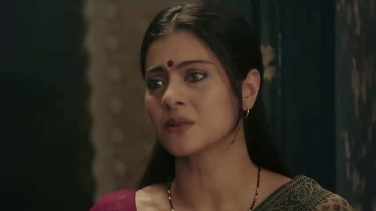 Kajol in a still from short film <i>Devi</i>.