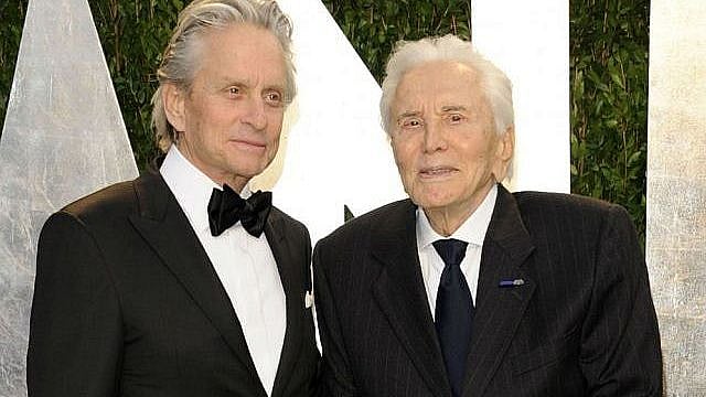 Michael and Kirk Douglas.&nbsp;