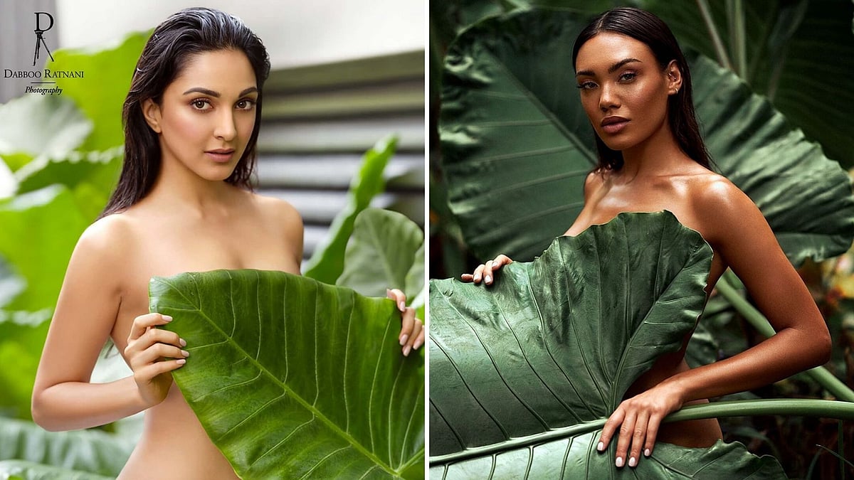 Dabboo Ratnani’s photo (L) called out for plagiarism.