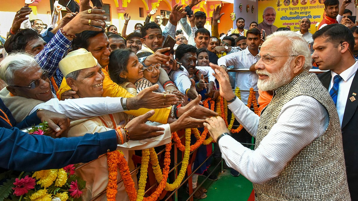 Prime Minister Narendra Modi in Varanasi. File photo.