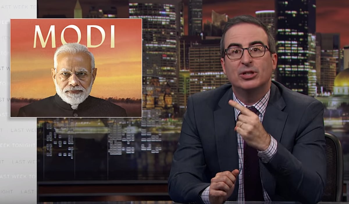 “Modi and his party may be about to strip millions of Muslims of citizenship and they did it in a diabolically clever two-step way,” Oliver said.