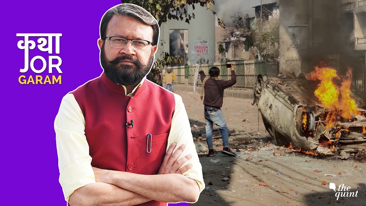 Violence in NE Delhi.