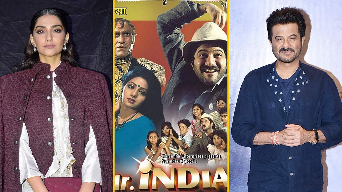Sonam Kapoor has claimed Anil Kapoor was not consulted over the remake of <i>Mr India.</i>