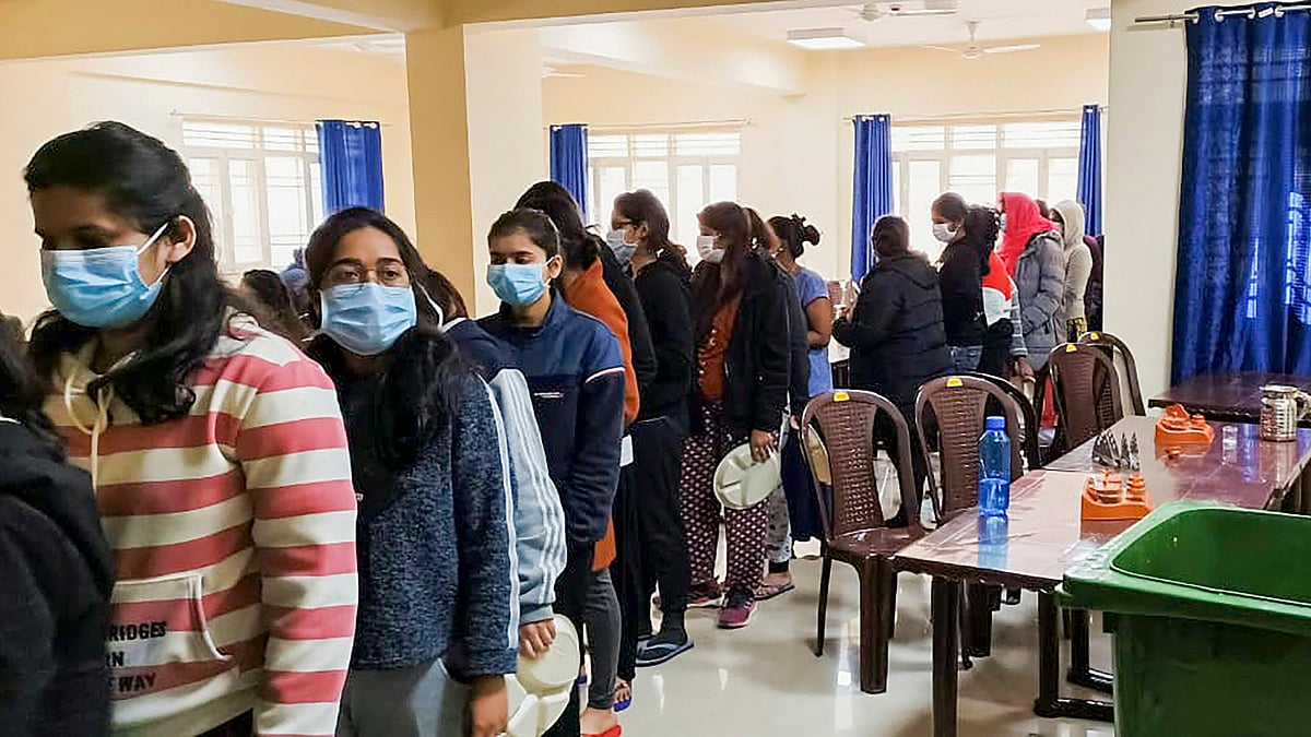 Indian nationals rescued from Wuhan