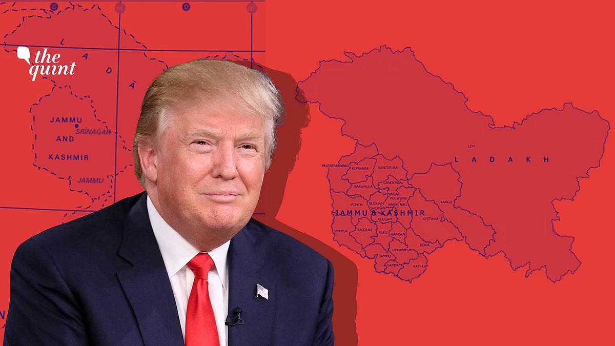 US President Donald Trump’s visit to India has not been punctuated by protests in Kashmir. 