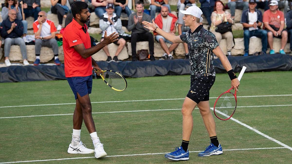 The Indo-Canadian pair defeated the Australian pair of John Peers and Michael Venus 7-6, 6-7, 10-8 in an extremely gripping encounter at the ATP 500 event. 