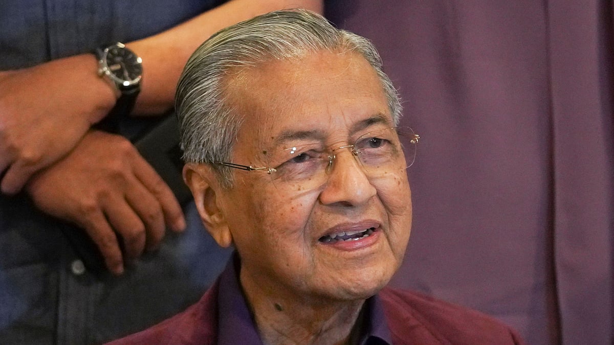 Malaysian Prime Minister Mahathir Mohamad.