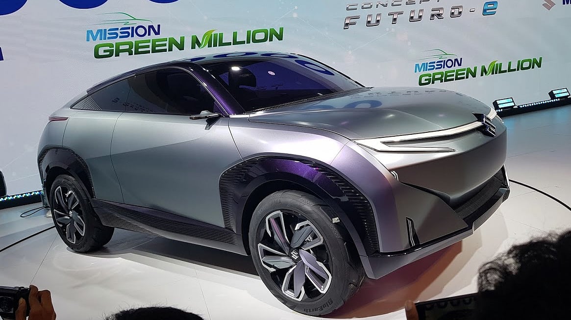 The Maruti Suzuki Futuro E concept electric SUV coupe.&nbsp;
