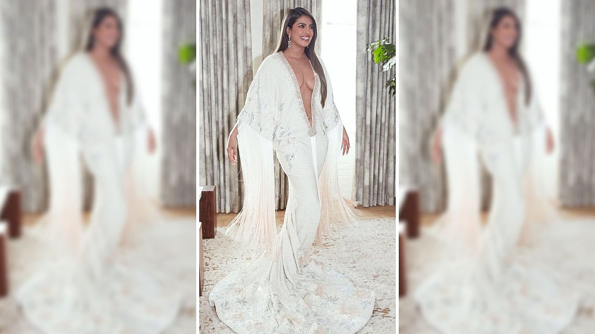 Priyanka Chopra’s outfit at this year’s Grammys was the talk of social media. 