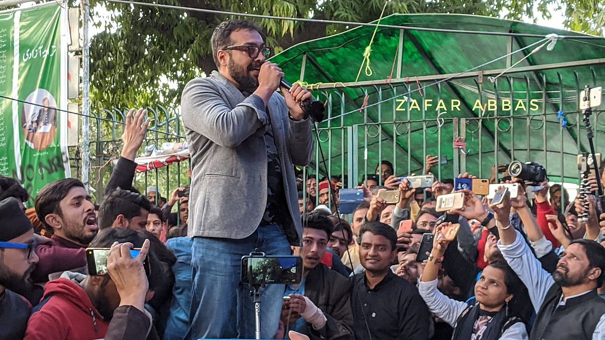 Anurag Kashyap at Jamia Millia Islamia University.&nbsp;