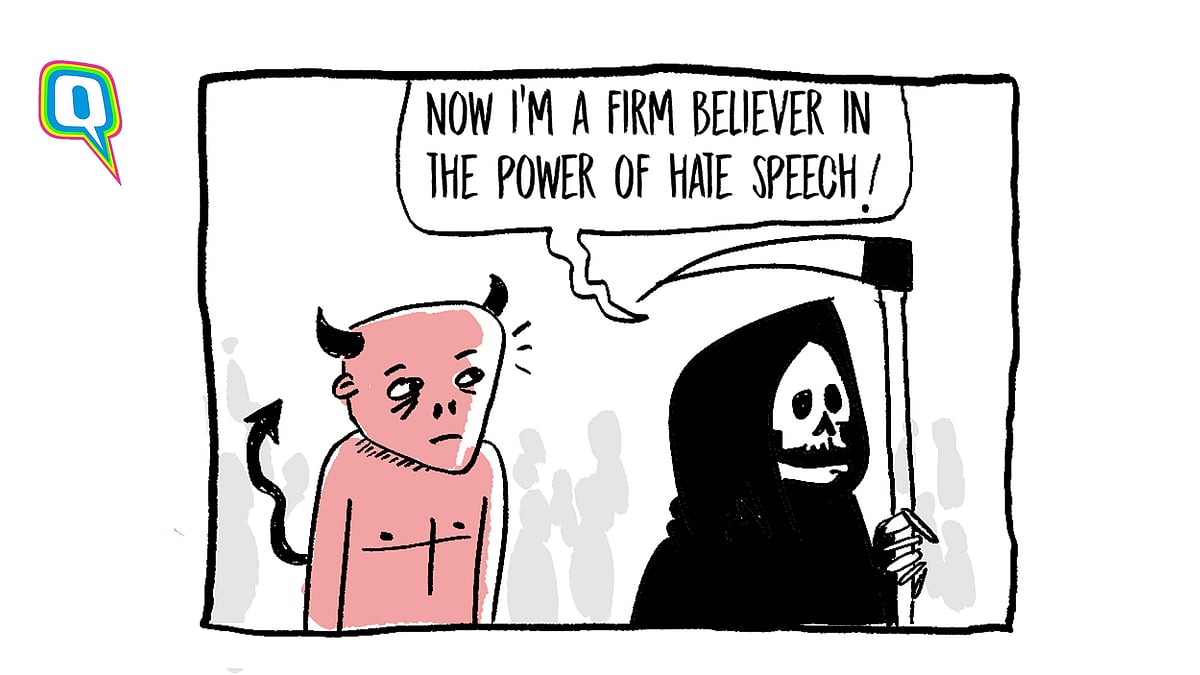 The Grim Reaper wishes to thank the likes of Union Minister Anurag Thakur, BJP leader Kapil Mishra and BJP MP Parvesh Verma for keeping him so busy. 