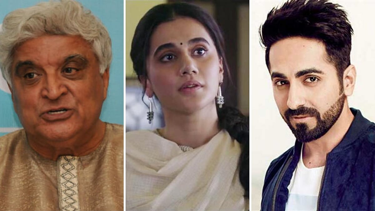 Ayushmann, Javed Akhtar heap praises on <i>Thappad.</i>