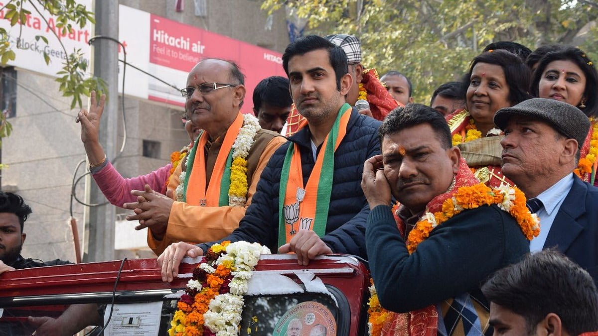 Cricketer-turned-politician Gautam Gambhir.