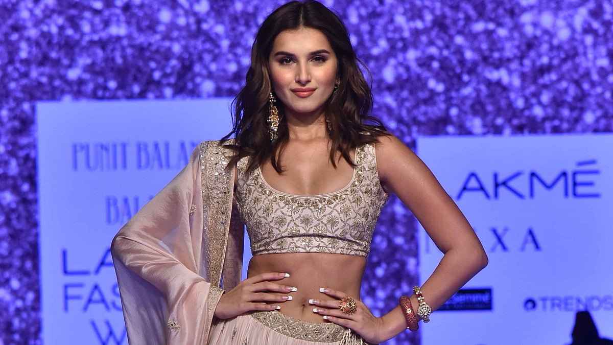 Tara Sutaria walks the ramp on day 4 of LFW.