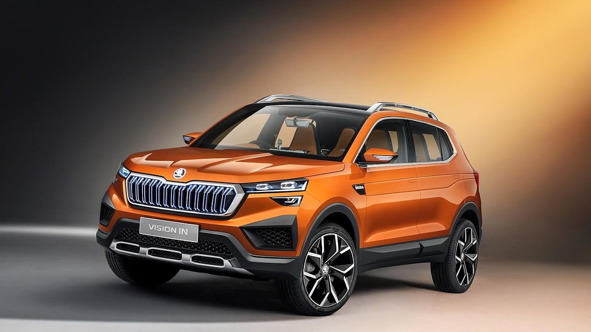 The Skoda Vision IN is the concept on which its next compact SUV will be based.