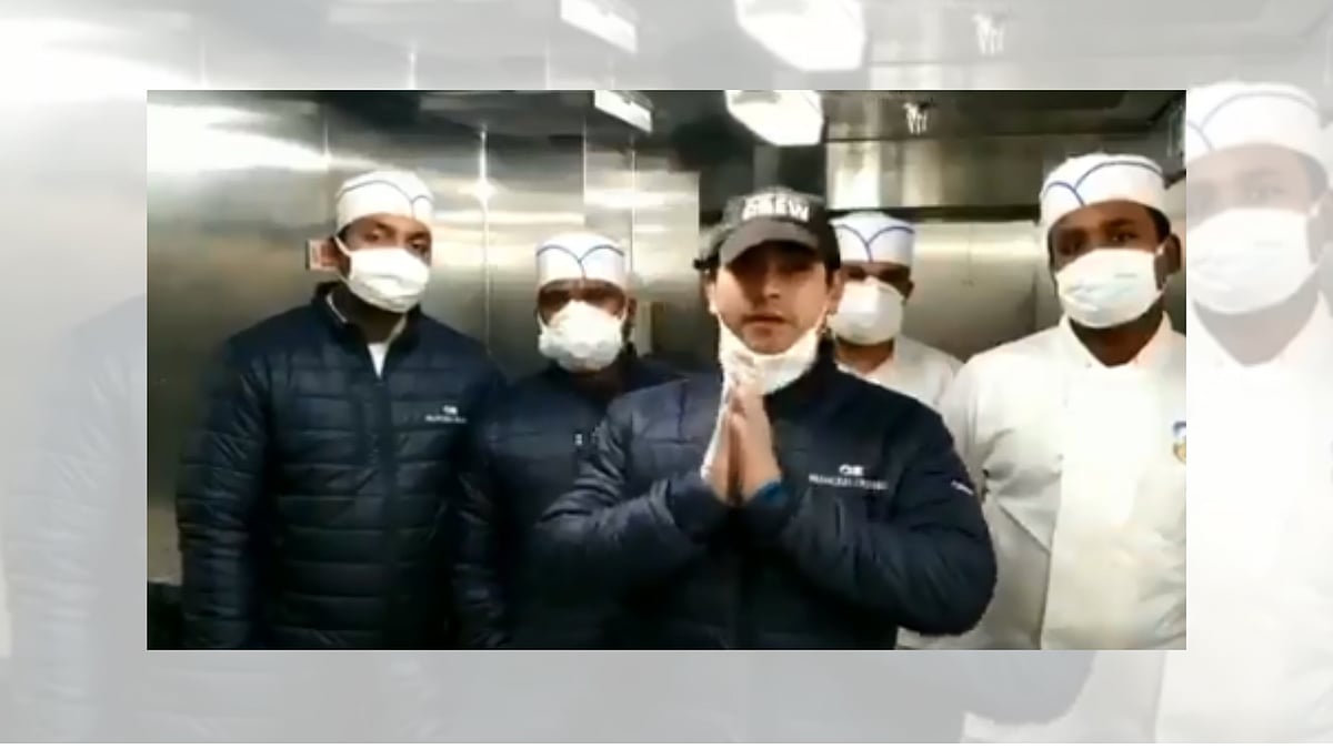 Indian crew members and passengers have been stuck in the luxury cruiseliner, Diamond Princess.