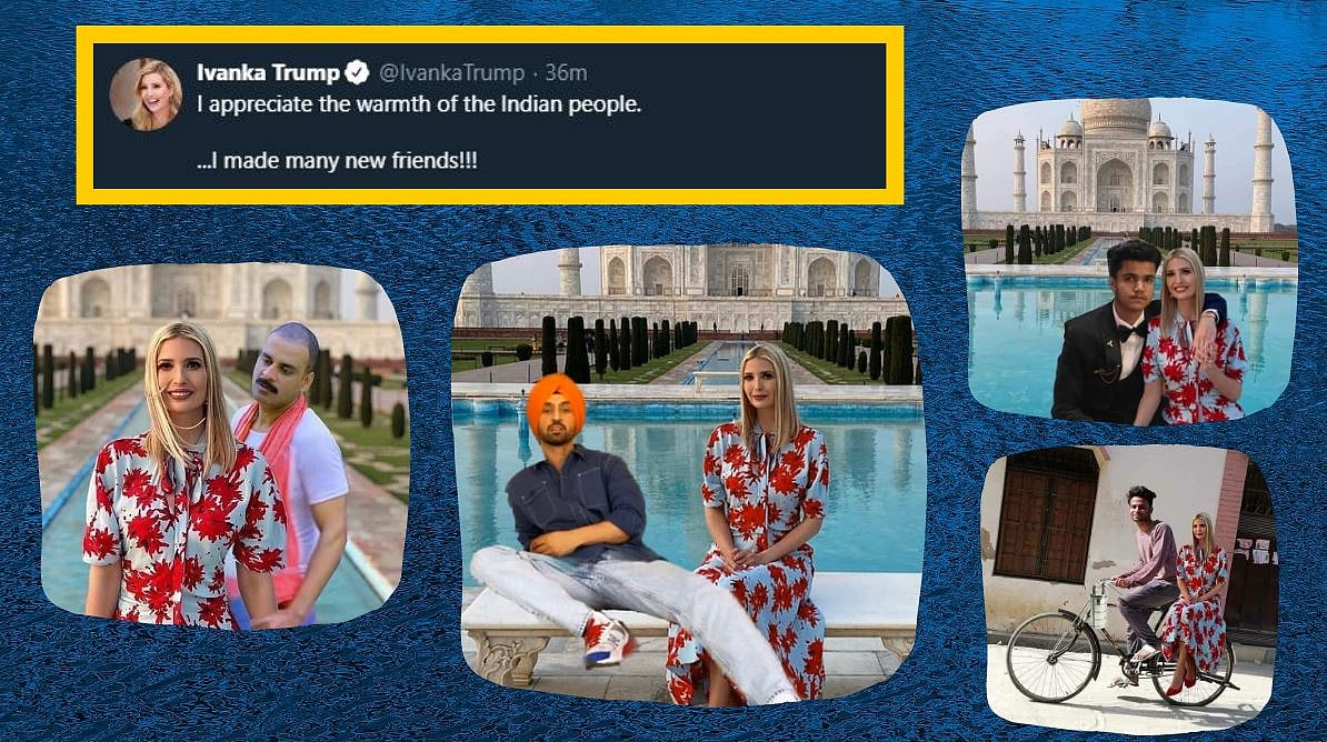 Ivanka Trump had clicked pictures at the Taj Mahal during her recent visit to India.