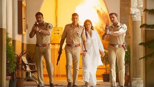 A still from the <i>Sooryavanshi </i>trailer.