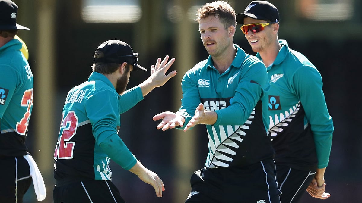 Lockie Ferguson took two wickets in the Sydney ODI which Australia won by 71 runs.