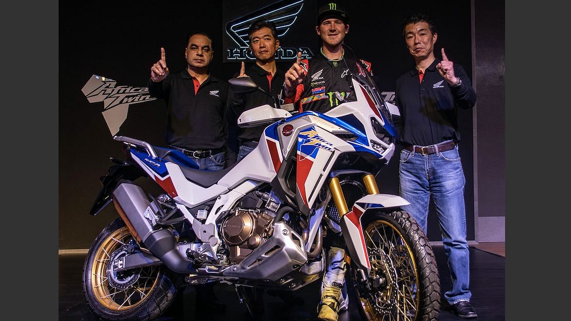 The Honda CRF1100L Africa Twin competes with the Triumph Tiger 900 and Ducati Multistrada. 