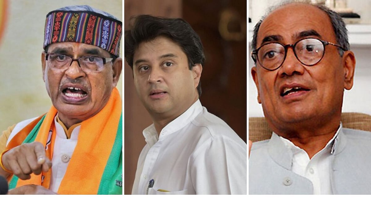 Shivraj Singh Chouhan, Jyotiraditya Scindia, Digvijaya Singh