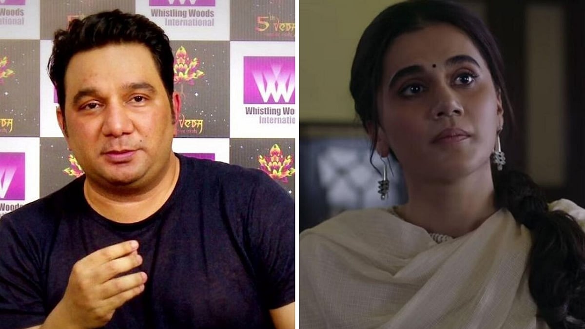 Taapsee Pannu responds to Ahmed Khan. 