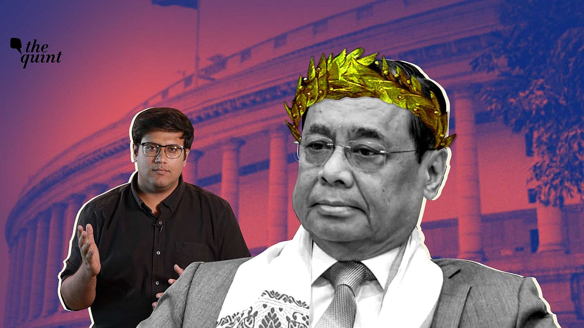 Image used for representation purposes only. Former CJI Ranjan Gogoi (R) has been nominated as a member of the Rajya Sabha four months after his retirement from the Supreme Court. 