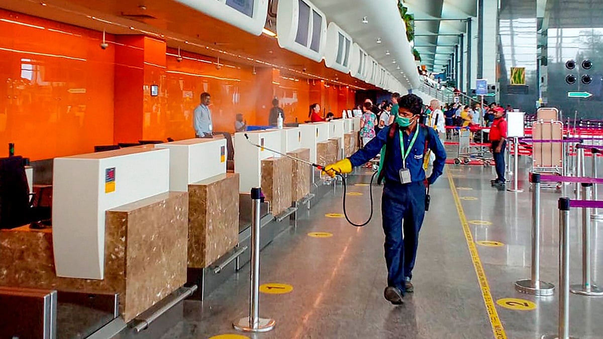 Disinfecting underway. Image used for representational purposes.