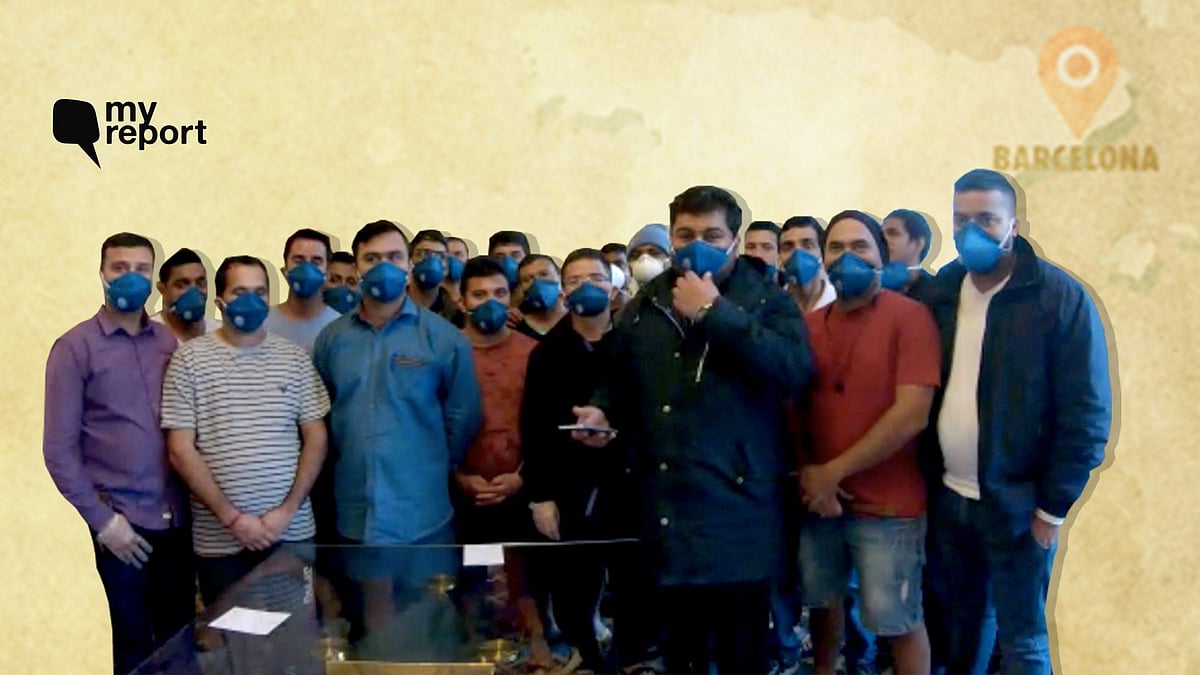 Indian seamen stuck in Barcelona send an appeal to the government.