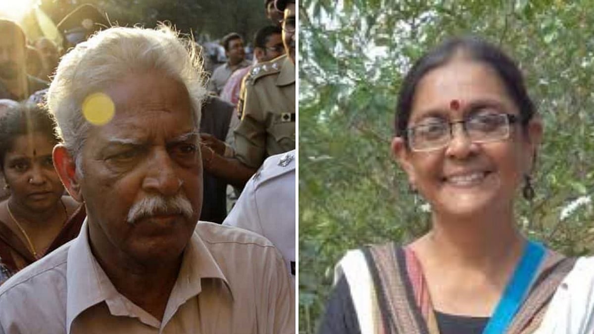 Varavara Rao and Shoma Sen. 
