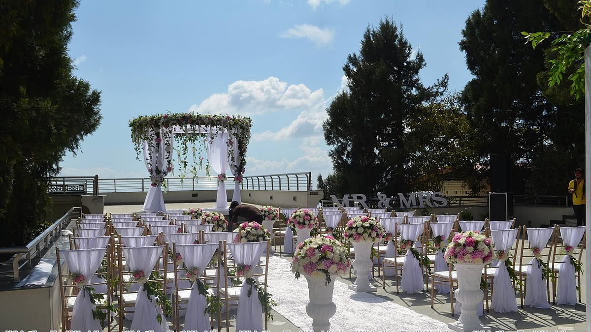 A venue for a wedding reception.